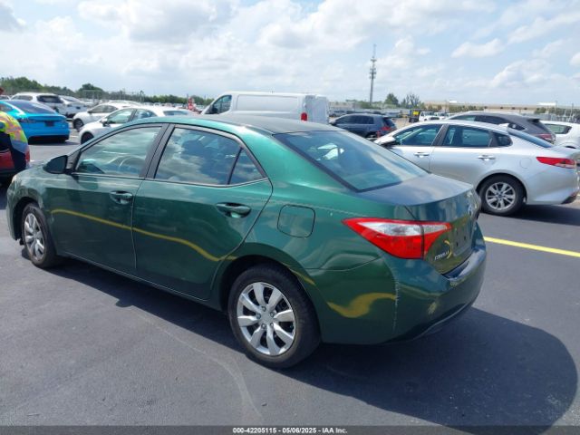 2T1BURHE8FC464122 Toyota COROLLA LE