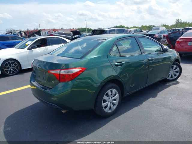 2T1BURHE8FC464122 Toyota COROLLA LE