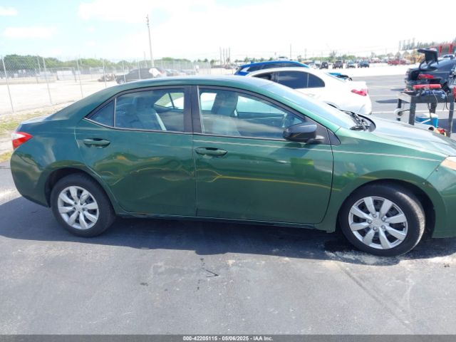 2T1BURHE8FC464122 Toyota COROLLA LE