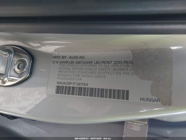 2015 AUDI A3 WAUACGFF1F1087004 Photo 8
