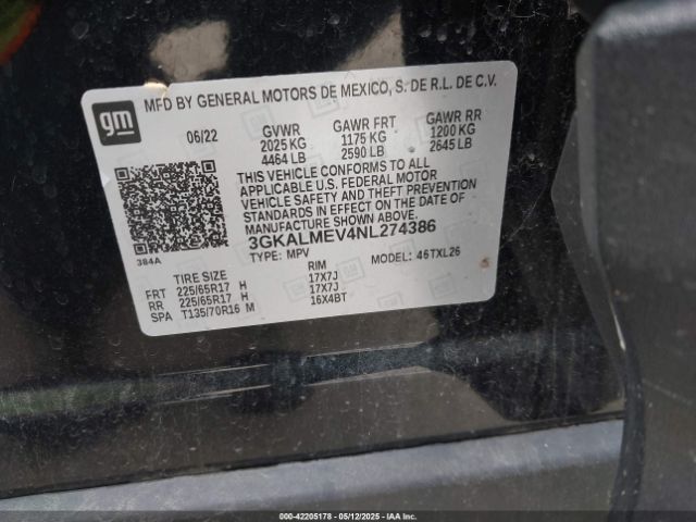 2022 GMC TERRAIN 3GKALMEV4NL274386 Photo 8