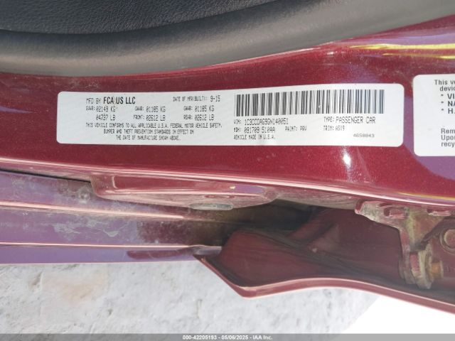 2016 CHRYSLER 200 1C3CCCAG9GN140051 Photo 8