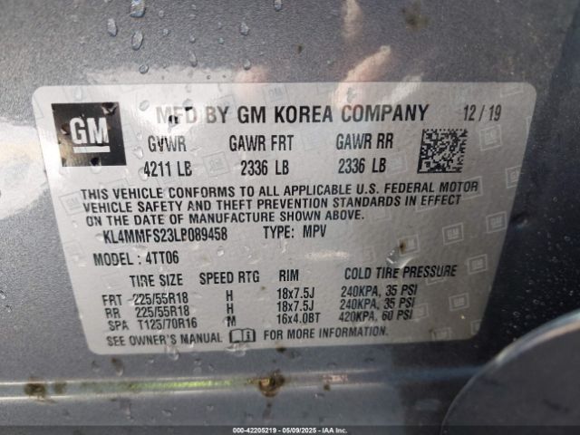 2020 BUICK ENCORE GX KL4MMFS23LB089458 Photo 8