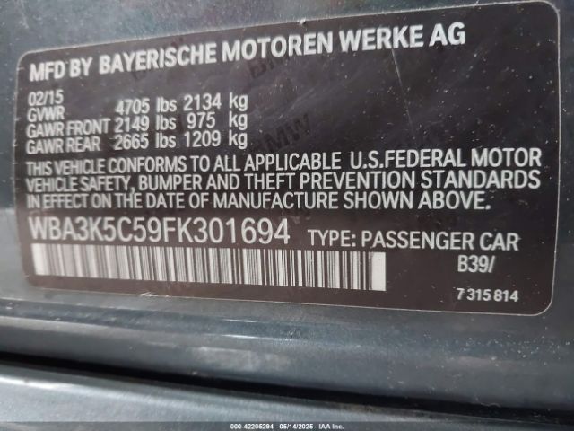 WBA3K5C59FK301694 BMW 328d Xdrive