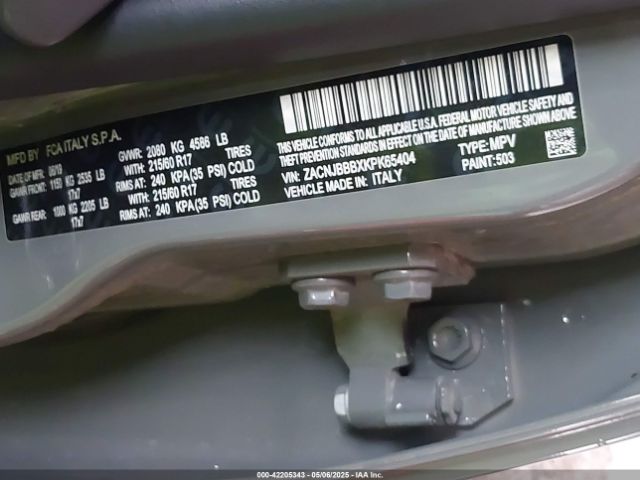 2019 JEEP RENEGADE ZACNJBBBXKPK65404 Photo 8