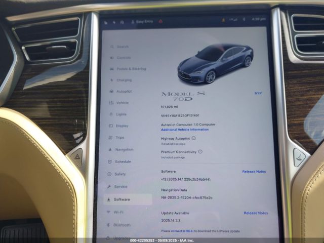 5YJSA1E25GF131491 Tesla Model S 60d/70d/75d/85d/90d