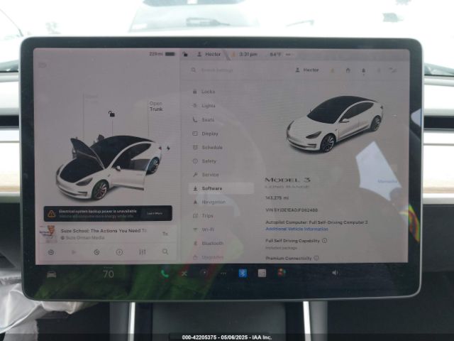 5YJ3E1EA0JF062488 Tesla Model 3 Long Range/mid Range