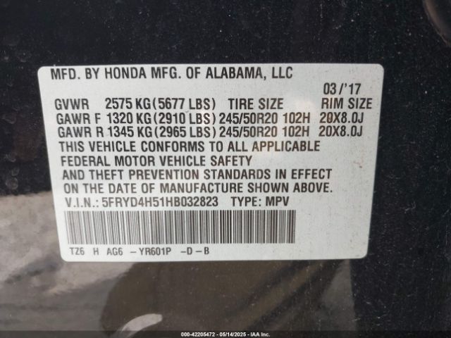 2017 ACURA MDX 5FRYD4H51HB032823 Photo 8