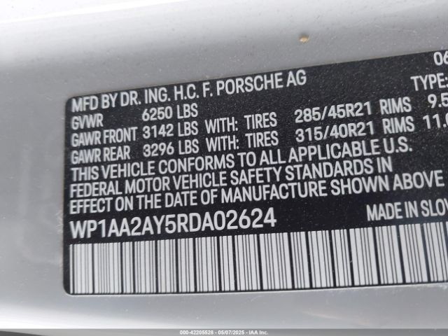2024 PORSCHE CAYENNE WP1AA2AY5RDA02624 Photo 8