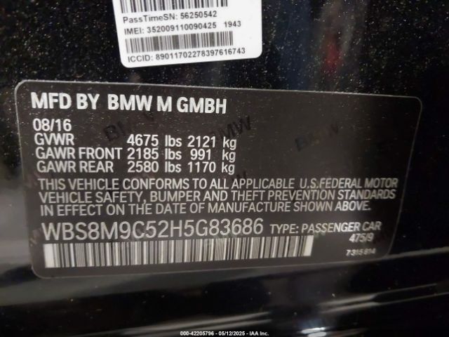 WBS8M9C52H5G83686 BMW M3