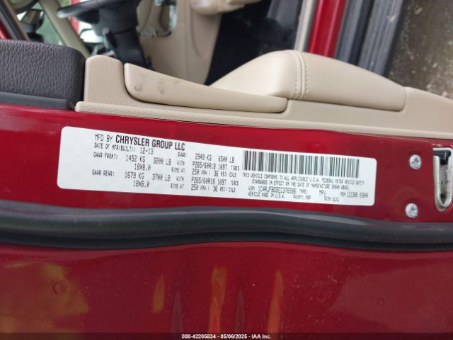 1C4RJFBG5EC376586 Jeep Grand Cherokee Limited