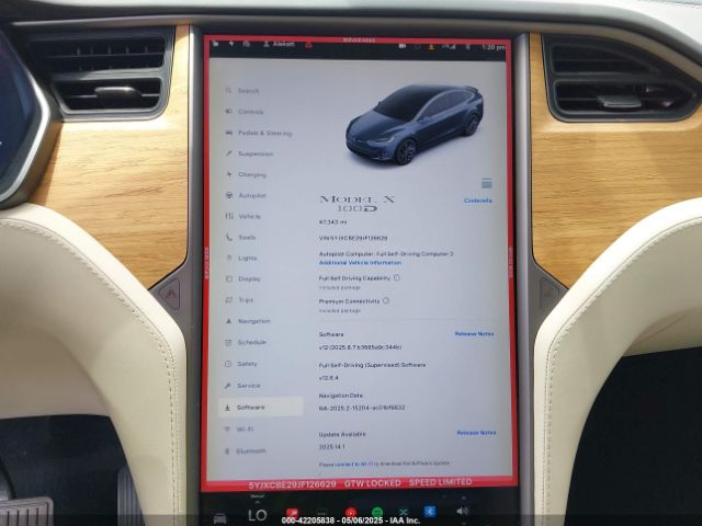 5YJXCBE29JF126629 Tesla Model X 100d/75d/p100d