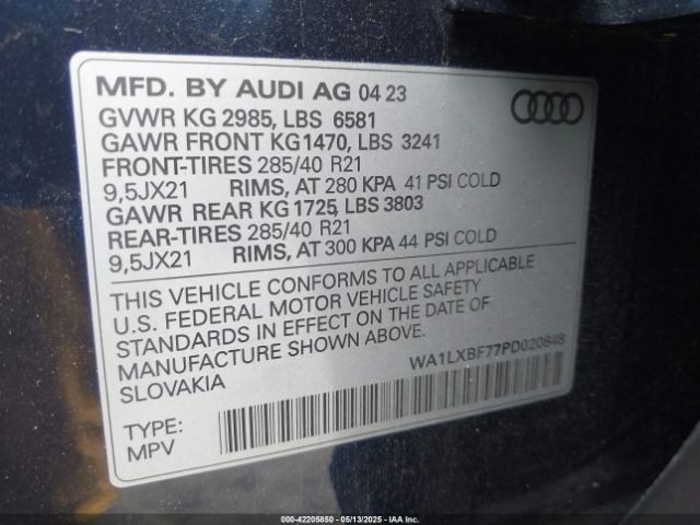 2023 AUDI Q7 WA1LXBF77PD020848 Photo 8