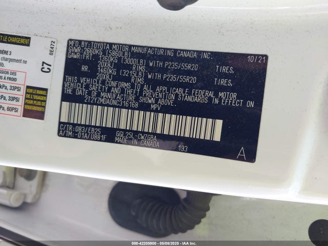 Lexus 2gr-fks 2022 2T2YZMDA0NC316168 Image 9