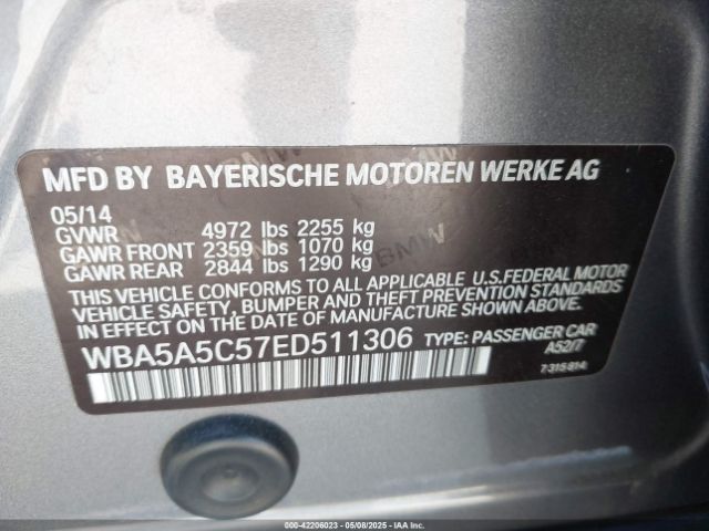 WBA5A5C57ED511306 BMW 528I