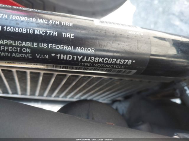 2019 HARLEY-DAVIDSON FXBB 1HD1YJJ38KC024378 Photo 9