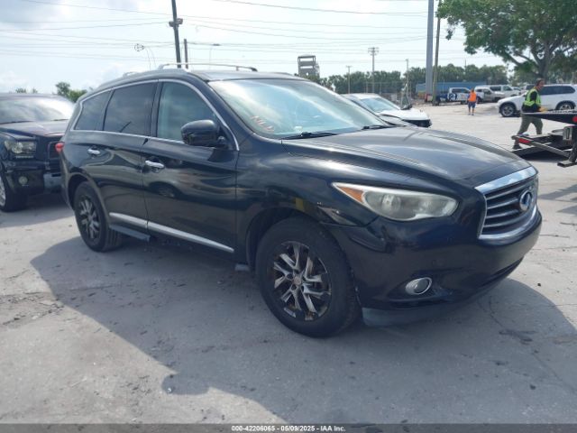 Auction sale of the 2013 Infiniti Jx35, vin: 5N1AL0MM7DC314348, lot number: 42206065