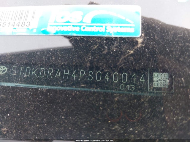 5TDKDRAH4PS040014 Toyota Highlander Xle