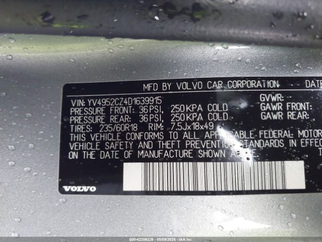 2013 VOLVO XC90 YV4952CZ4D1639915 Photo 8
