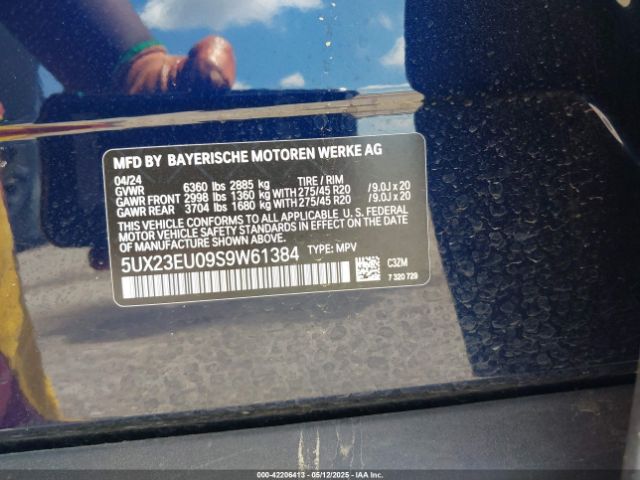 5UX23EU09S9W61384 BMW X5 Xdrive40i
