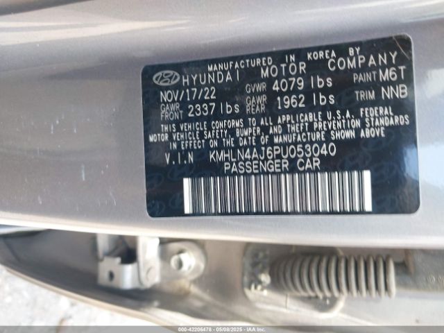 KMHLN4AJ6PU053040 Hyundai Elantra Hybrid Limited