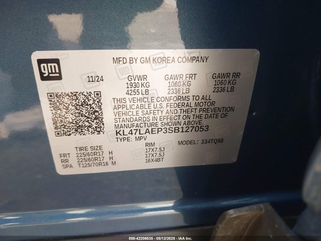 Buick Envista Preferred Fwd 2025 KL47LAEP3SB127053 Image 9