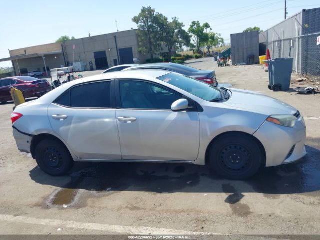 2T1BURHE0GC645202 Toyota COROLLA LE