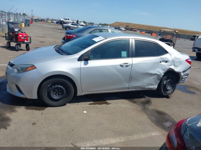 2T1BURHE0GC645202 Toyota COROLLA LE