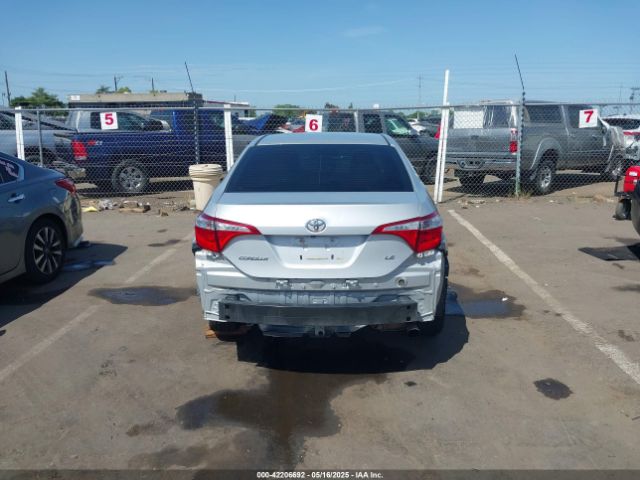 2T1BURHE0GC645202 Toyota COROLLA LE
