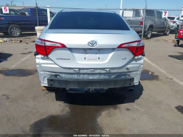 2T1BURHE0GC645202 Toyota COROLLA LE