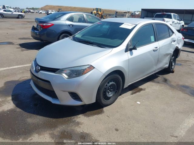 2T1BURHE0GC645202 Toyota COROLLA LE