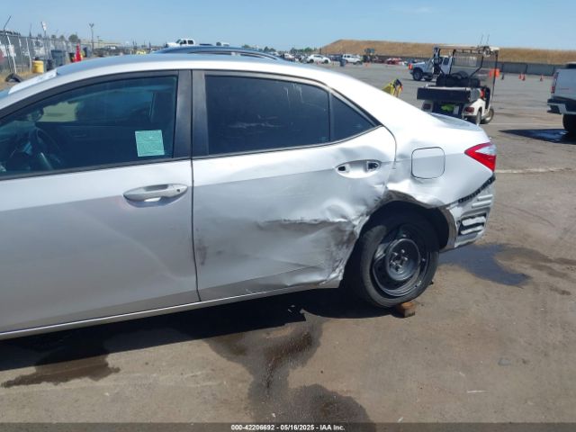2T1BURHE0GC645202 Toyota COROLLA LE