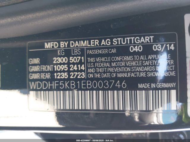 2014 MERCEDES-BENZ E 350 WDDHF5KB1EB003746 Photo 8