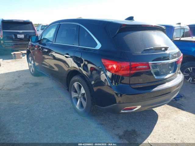 2015 ACURA MDX 5FRYD4H20FB024151 Photo 2