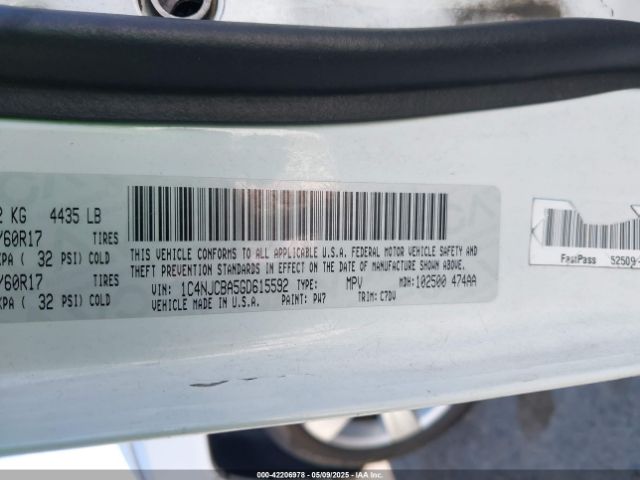 1C4NJCBA5GD615592 Jeep Compass Sport