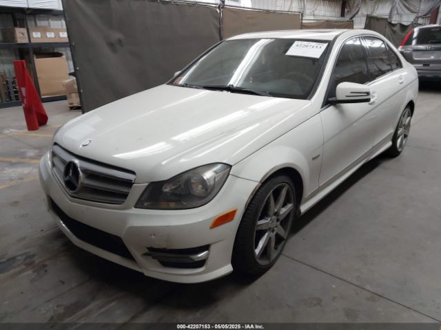 2012 MERCEDES-BENZ C 250 WDDGF4HB6CA614243 Photo 1