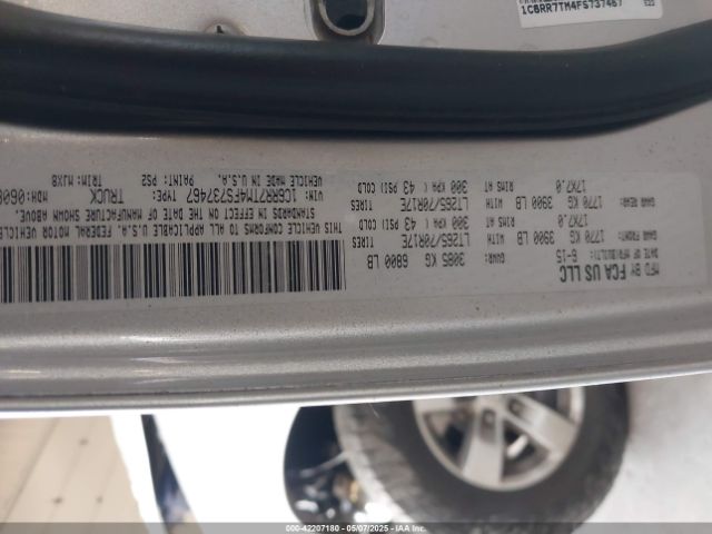 1C6RR7TM4FS737467 RAM 1500 Outdoorsman