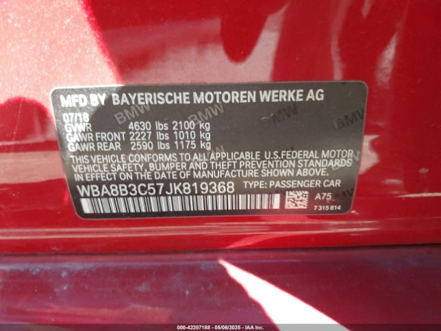 WBA8B3C57JK819368 BMW 340i