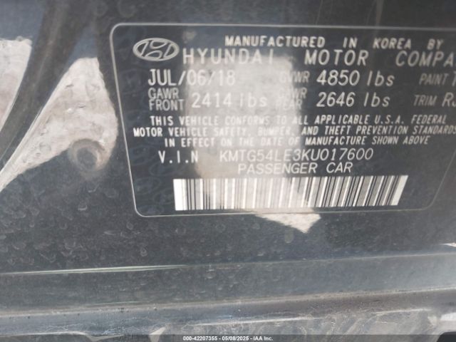 2019 GENESIS G70 KMTG54LE3KU017600 Photo 8
