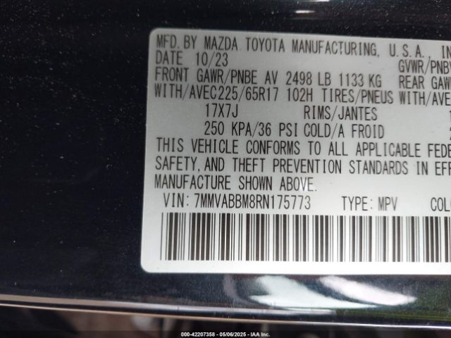 7MMVABBM8RN175773 Mazda Cx-50 2.5 S Preferred