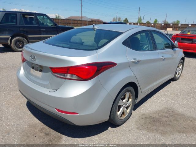 5NPDH4AE2EH457074 Hyundai ELANTRA SE