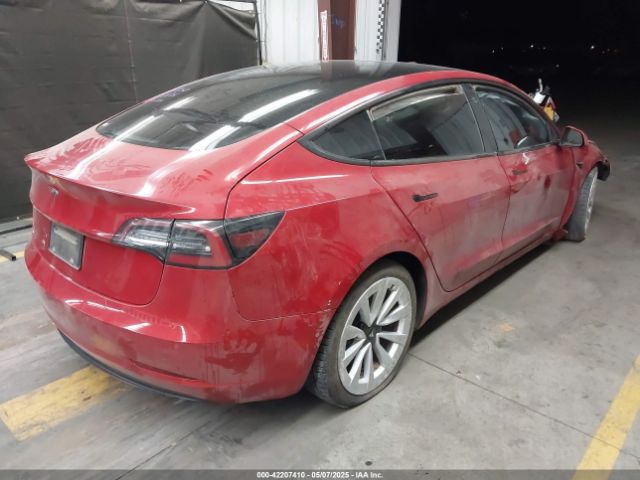 2022 TESLA MODEL 3 5YJ3E1EA8NF188927 Photo 3
