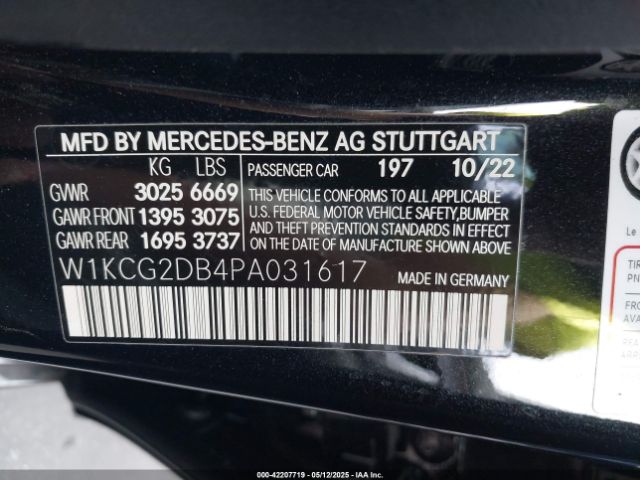 2023 MERCEDES-BENZ EQS 450+ W1KCG2DB4PA031617 Photo 8