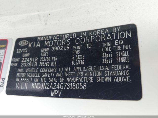 KNDJN2A24G7318058 KIA Soul