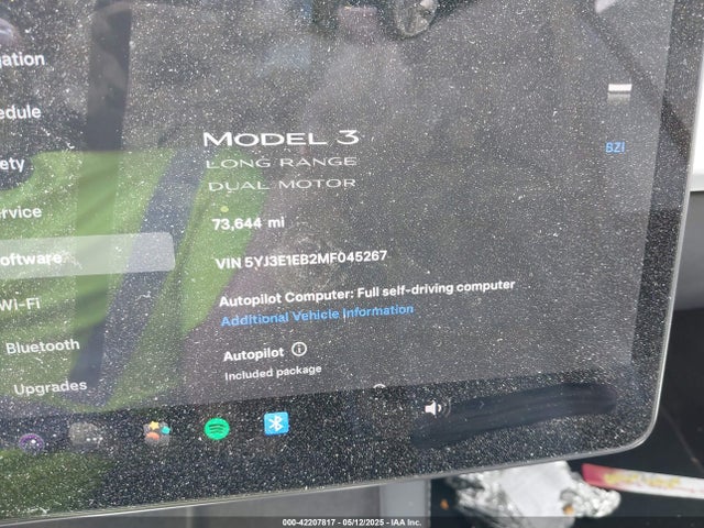 2021 TESLA MODEL 3 5YJ3E1EB2MF045267 Photo 6