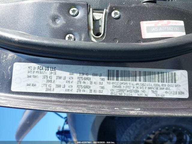 2017 RAM 1500 1C6RR6MT4HS570384 Photo 8