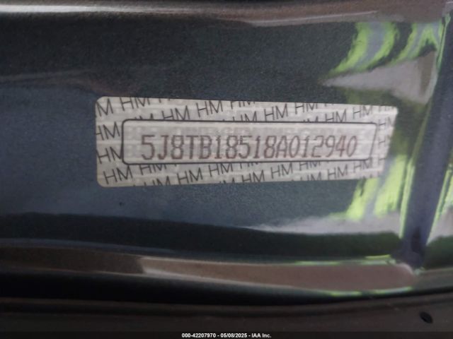 2008 ACURA RDX 5J8TB18518A012940 Photo 8