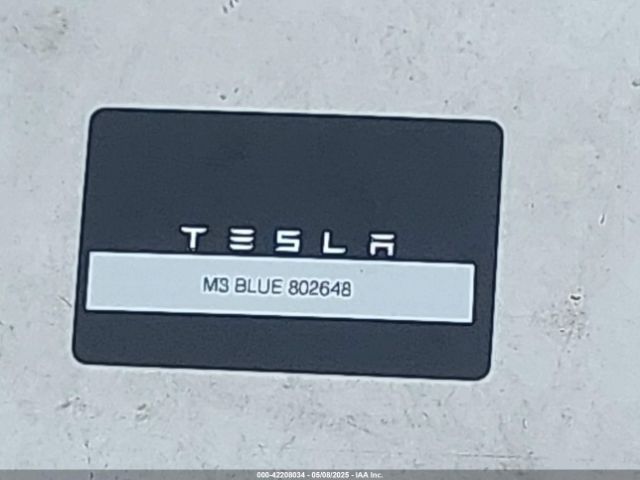 5YJ3E1EA1LF802648 Tesla Model 3 Standard Range Plus Rear-wheel Drive/standard Range Rear-wheel Drive