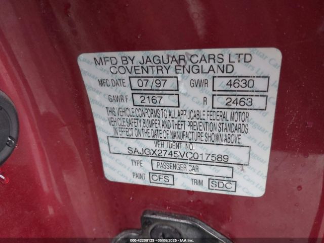1997 JAGUAR XK8 SAJGX2745VC017589 Photo 8