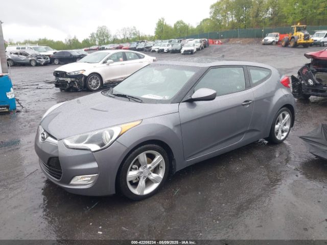 KMHTC6AD6EU184414 Hyundai Veloster Base W/black